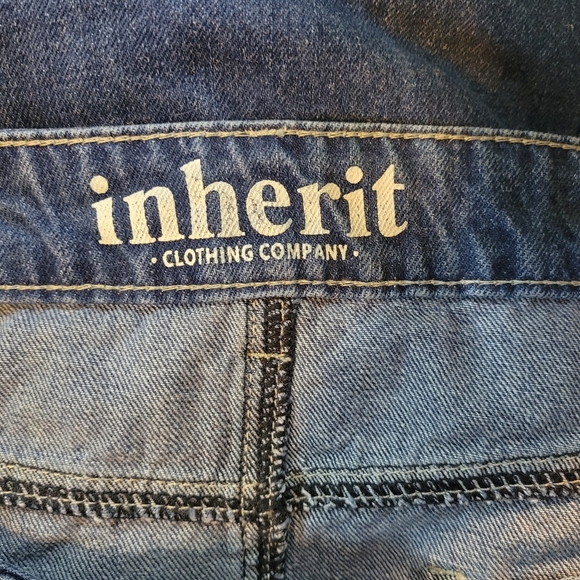 Womens Inherit Clothing Co Blue Denim Aline Skirt. Size 12 - Picture 6 of 7